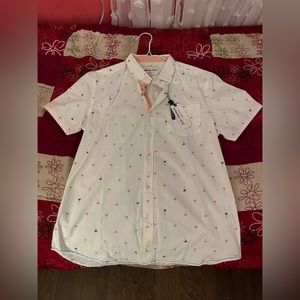 International report Casual button down shirt for men